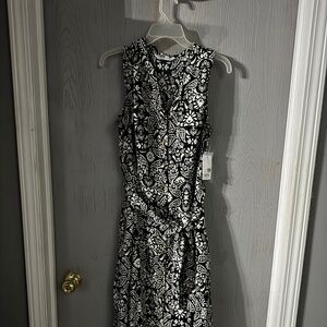 Black and white dress